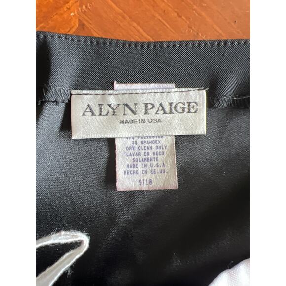Vintage 2 Pc. Alyn Paige Black & White Dressy Pants and Top Size 9/10 - Picture 10 of 10